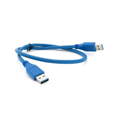 Дата кабель USB 3.0 AM/AM 0.6m Blue Voltronic (YT-3.0AM+AM-0.6) Винница - изображение 2