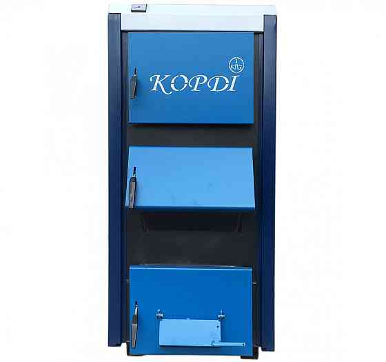 Котел твердопаливний Корді АОТВ 16 СТ сталь 6 мм котел на дровах 16 кВт до 140 м2 для дому та дачі з заднім димоходом Тернопіль