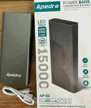 Повер- Банк: Power Bank Apedra AP-02 / 15000mAh. Киев