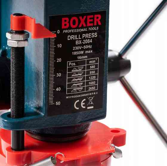 SR-2084 Настільний вертикально-свердлильний верстат 2850 Вт, 5 швидкостей, кут нахилу 45°, патрон 3–16 мм Одеса