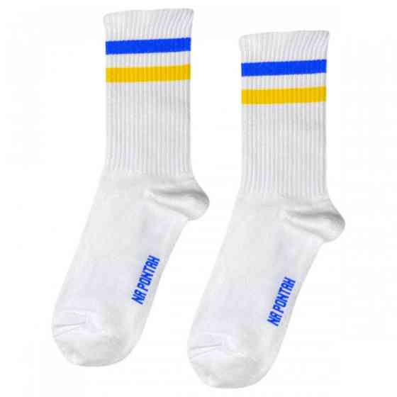 Шкарпетки бавовняні патріотичні з прапором Черный, 35-39 Черновцы