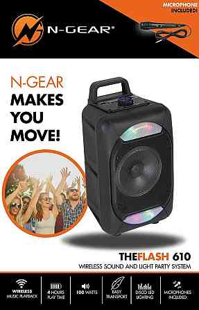 Мобільна акустична система портативна Bluetooth USB колонка N-GEAR MP3 Flash 610 Дніпро