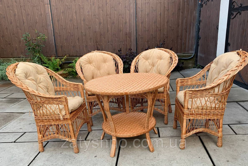 Садовая мебель, большой набор с креслами и столом Киев - изображение 2