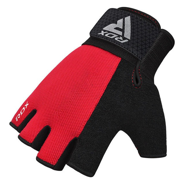 Перчатки для фітнесу RDX W1 HALF RED PLUS-XL Кам'янське - фото 4