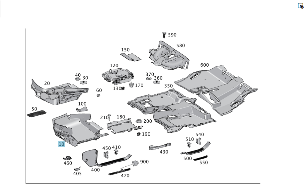 Mercedes-Benz  A1666800140 9H42 Килим салону водійський чорний ML/GLE W166 GLE Coupe C292 GL/GLS X166 Одесса - изображение 2