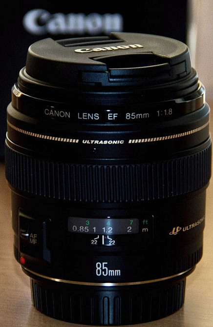 Объектив Шикарный: Canon 85 f1. Харьков - изображение 1