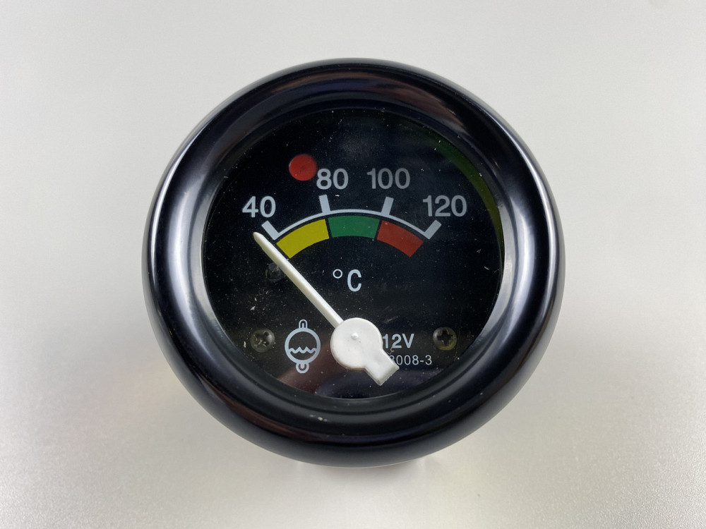 Покажчик температури води та олії МТЗ, МАЗ 12 В електричний під датчик ДУТЖ-02 Мукачево - фото 1