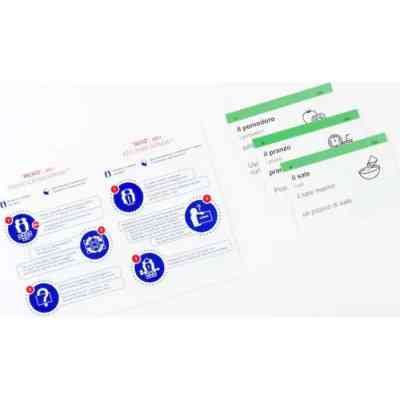 Обучающий набор English Student Карточки для разговорного итальянского языка, украинский (41315843) Винница