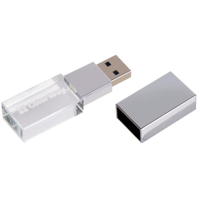 USB флеш накопитель ColorWay 64GB ColorWay Crystal USB 3.0 (CW-USBCL64) Винница - изображение 12