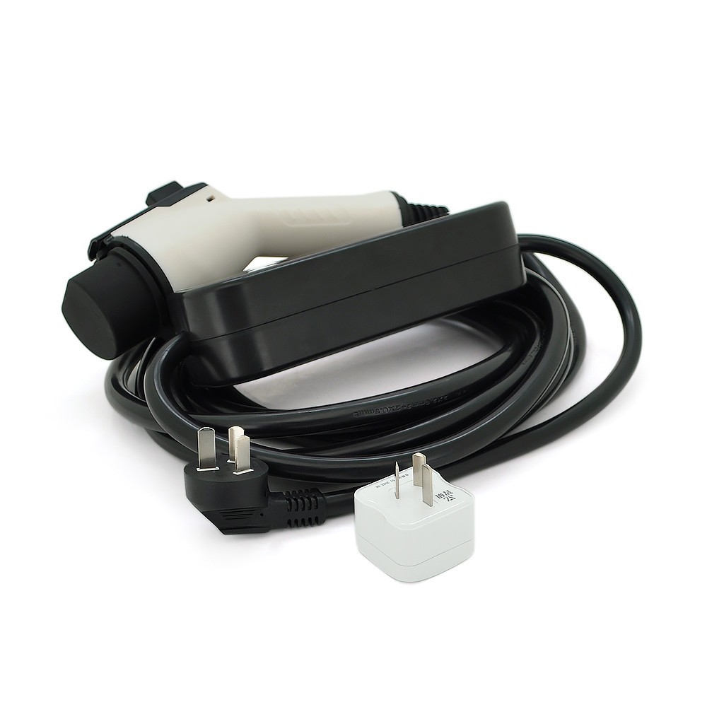 Зарядное устройство для электромобиля DC: 220V/16A, длина кабеля 5m, IP67, LED-индикация, разъем GB/T, с переключателем Киев - изображение 2