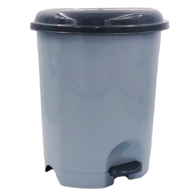 Контейнер для мусора Planet Household №5 с педалью Антрацитово-серое 50 л (20095) Винница - изображение 1