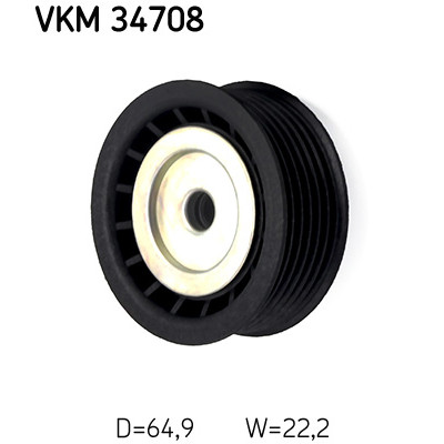 Ролик натяжителя ремня SKF VKM 34708 Винница - изображение 2