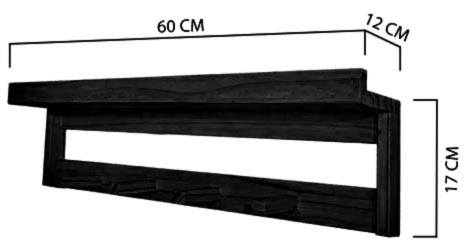 Вішалка для сумок "Мерітайм 4" венге Миколаїв - фото 1