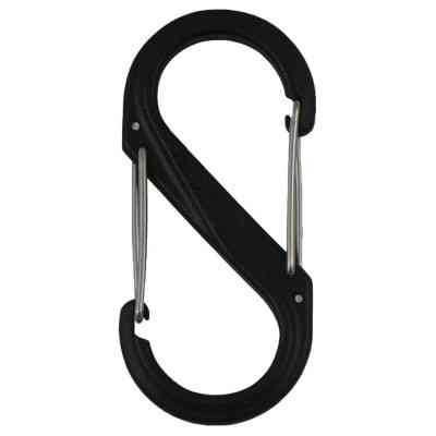 Карабин туристический Nite ize Plastic Carb S Biner Size 10 NI796 Black (4823082709403) Винница