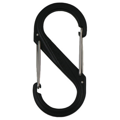 Карабин туристический Nite ize Plastic Carb S Biner Size 10 NI796 Black (4823082709403) Винница - изображение 1