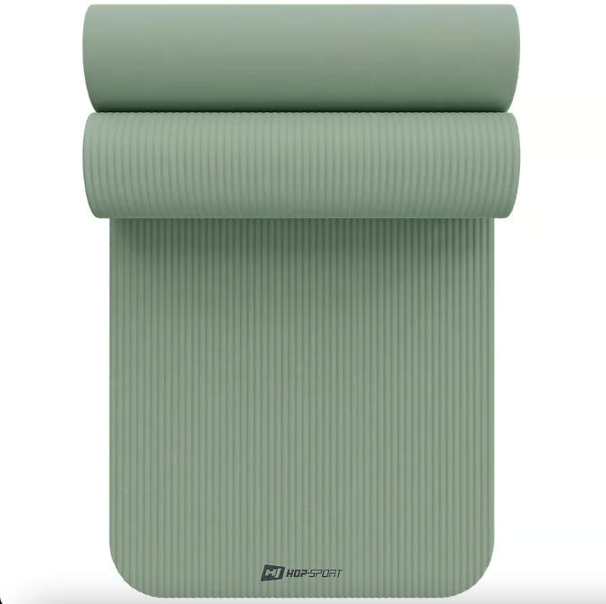 Колрик для йоги Hop-Sport HS-NB015GM NBR 1,5см оливковый Киев - изображение 1