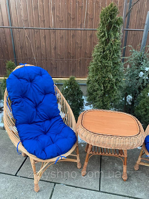 Мебель плетеная, с накидками, комплект Киев - изображение 6