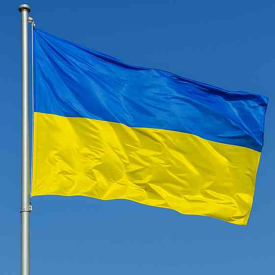 Великий прапор України 135х90см (габардин) SBR Київ