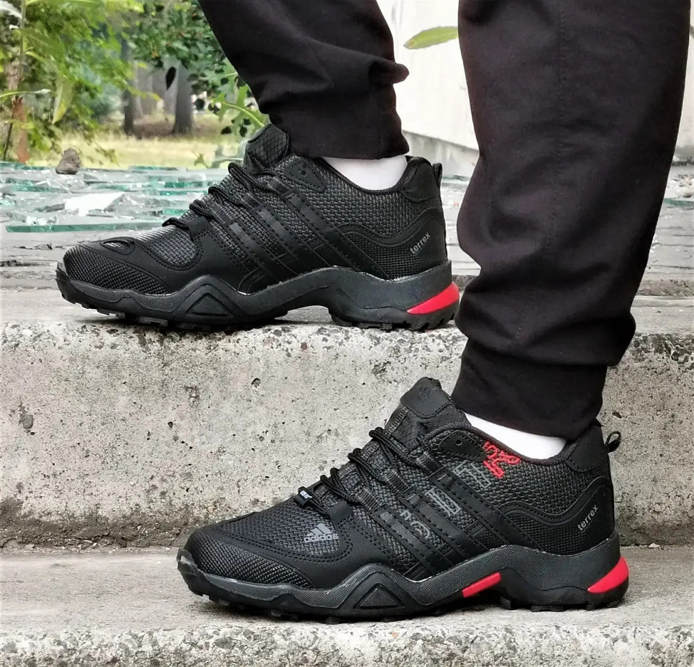 Термо Кроссовки Adidas Terrex Мужские Черные Адидас Терекс Еврозима Gore-Tex (размеры: 40,41,42,43,44) Днепр - изображение 1