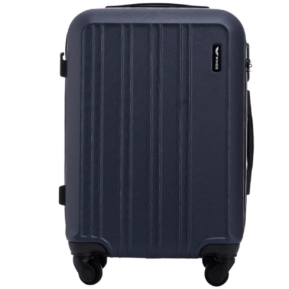 Валіза пластикова WINGS HRR01 мала 55 см темно-синя Київ - фото 2