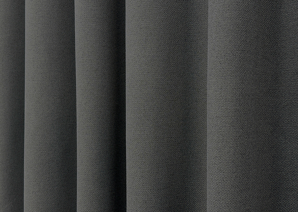 Комплект готовых штор VR-Textil Лен блэкаут № 1594ш Графитовый 135х270 см 2 шт (39-935) Киев - изображение 7