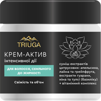 Крем для волосся Triuga Ayurveda Professional Home Care Свіжість та об'єм Для схильного до жирності волосся 300 мл (4820164640791) Вінниця - фото 1