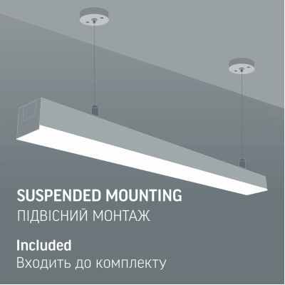 Светильник Videx LED BN03 30W 0.6М 5000K 220V (VL-BN03-30065B) Винница - изображение 5