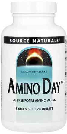 Амінокислоти Source Naturals Комплекс амінокислот Amino Day 1000mg 120 таб Київ