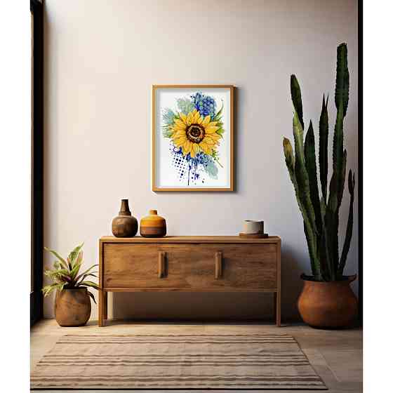 Набір для вишивання хрестиком "Колір Сонця" AH-182 41х21 см Вінниця