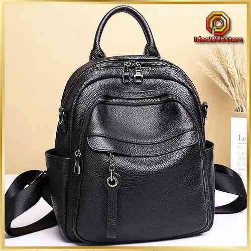 Трендовый женский кожаный рюкзак на каждый день Городской рюкзак из натуральной кожи для девушек TidinBag Киев