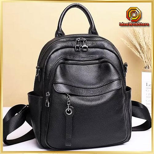 Трендовий жіночий шкіряний рюкзак на кожен день Міський рюкзак з натуральної шкіри для дівчат TidinBag Київ - фото 1