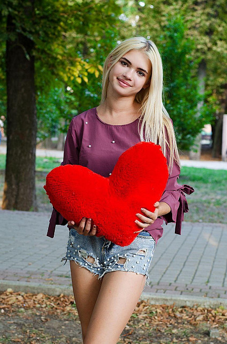 Плюшева іграшка-подушка «Серце» 50 см, м'яка іграшка. Тернопіль - фото 1