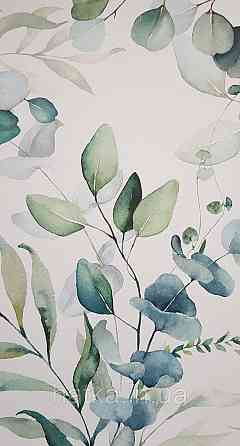 Шпалери флізелінові еко Rasch Kids World 0.53х10 дитячі ведмедики панда зелені листя гілки на білому Київ