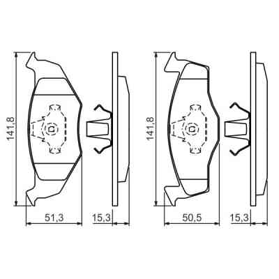 Гальмівні колодки Bosch 0 986 424 449 Вінниця