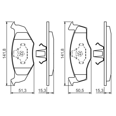 Гальмівні колодки Bosch 0 986 424 449 Вінниця - фото 5