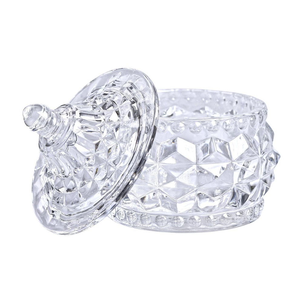 Yiwu Цукерниця скляна з кришкою кругла Ø 8 см HP-YH-3 Коломия - фото 4