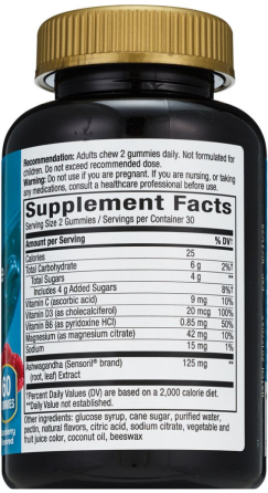 Nature's Way Stress Defense Gummies малина 60 цукерок Київ