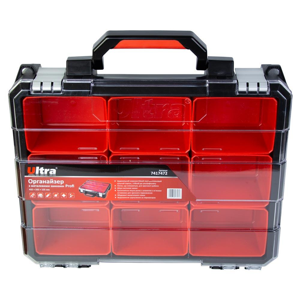 Органайзер металлические замки Profi 432×332×125мм ULTRA (7417472) Ровно - изображение 6