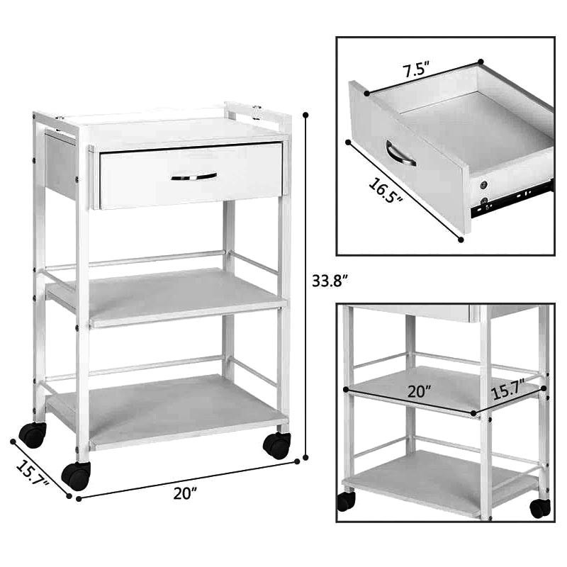 Етажерка для ванної на коліщатах "Весгейт" зефір Миколаїв - фото 3