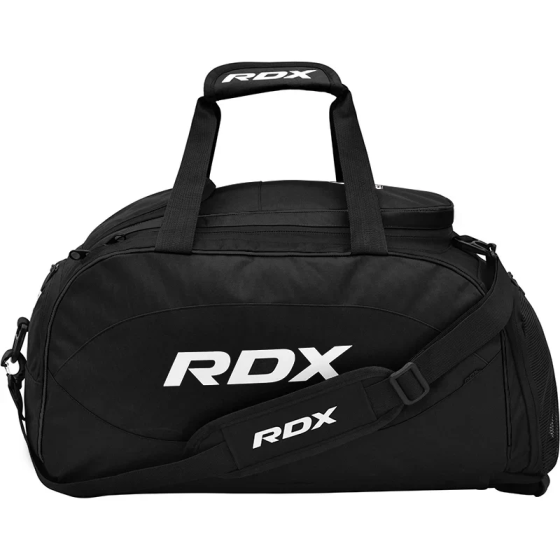 Спортивна сумка RDX R1 Duffel Bag with Backpack Straps Black/White Каменское