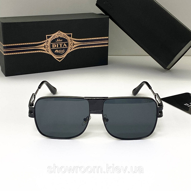 Чоловічі сонцезахисні окуляри Dita (9005) black Київ - фото 4