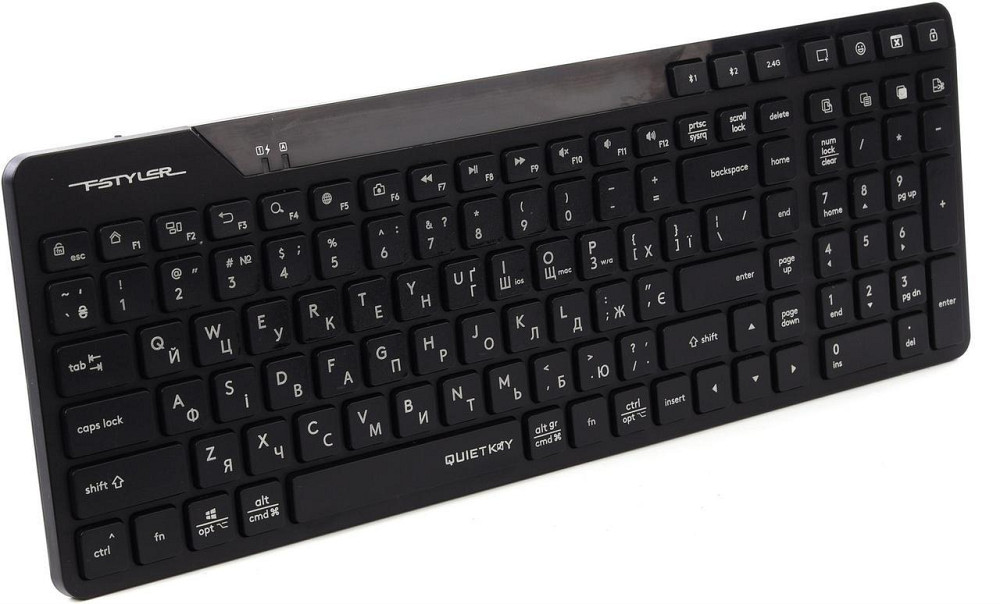 Клавіатура бездротова A4Tech FBK27C AS Black Чорний Харків - фото 3