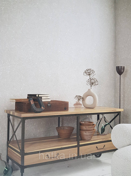 Шпалери вінілові на флізеліні Marburg Loft superior1.06х10 світлі з білими домішками під шпаклівку 34102 Київ - фото 1