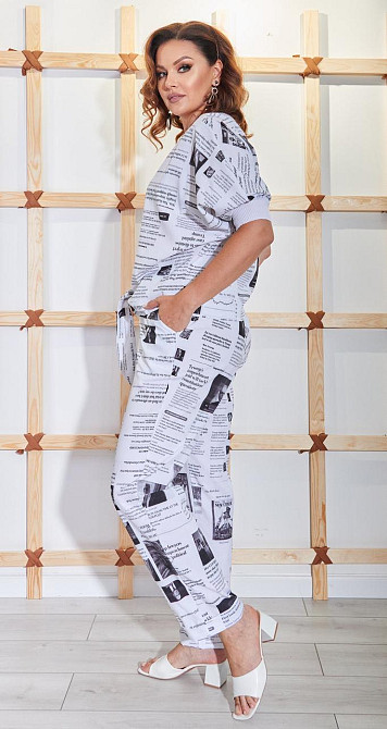 Стильний брючний костюм (48) Київ - фото 3