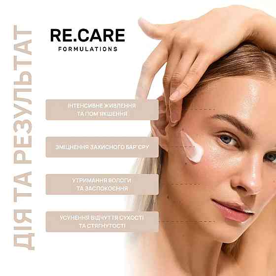 Питательный и защитный крем для лица Nourishing Barrier Repair Cream RE.CARE 30 мл Киев