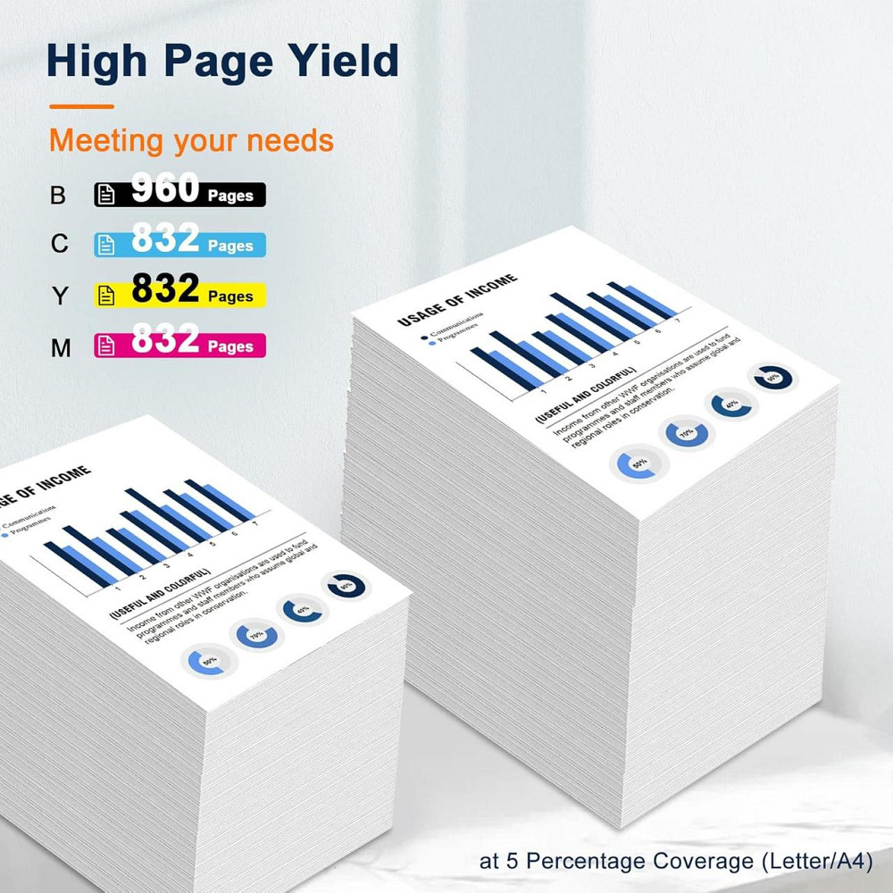 Универсальная упаковка картриджей Colorking 903XL для HP OfficeJet Pro 6950 6970 6760 Днепр - изображение 7