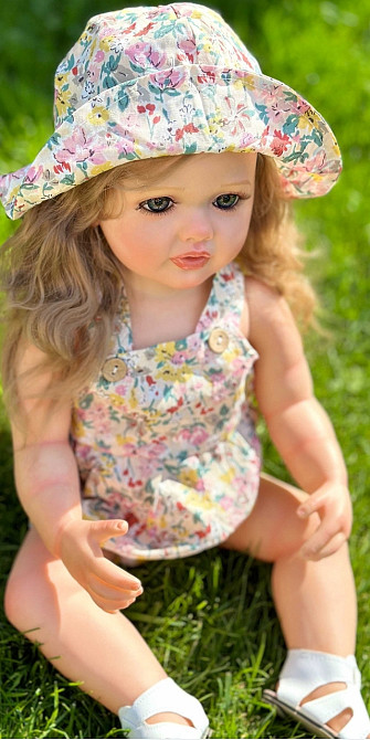 Реалістична Лялька Реборн Дівчинка Олівія 55 см. Харків - фото 7