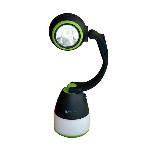 LED светильник настольный многофункциональный, зеленый+черный Днепр