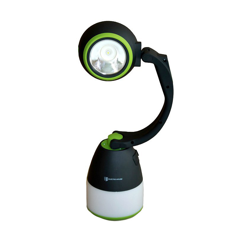 LED светильник настольный многофункциональный, зеленый+черный Днепр - изображение 2