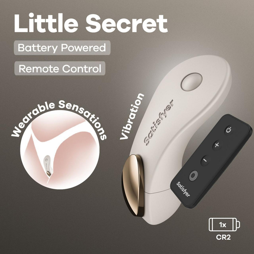 Вібратор у трусики Satisfyer Little Secret Battery Series з пультом ДК Sex Aura Київ - фото 9